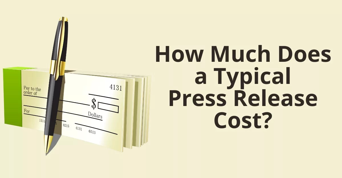 how much does a press release cost