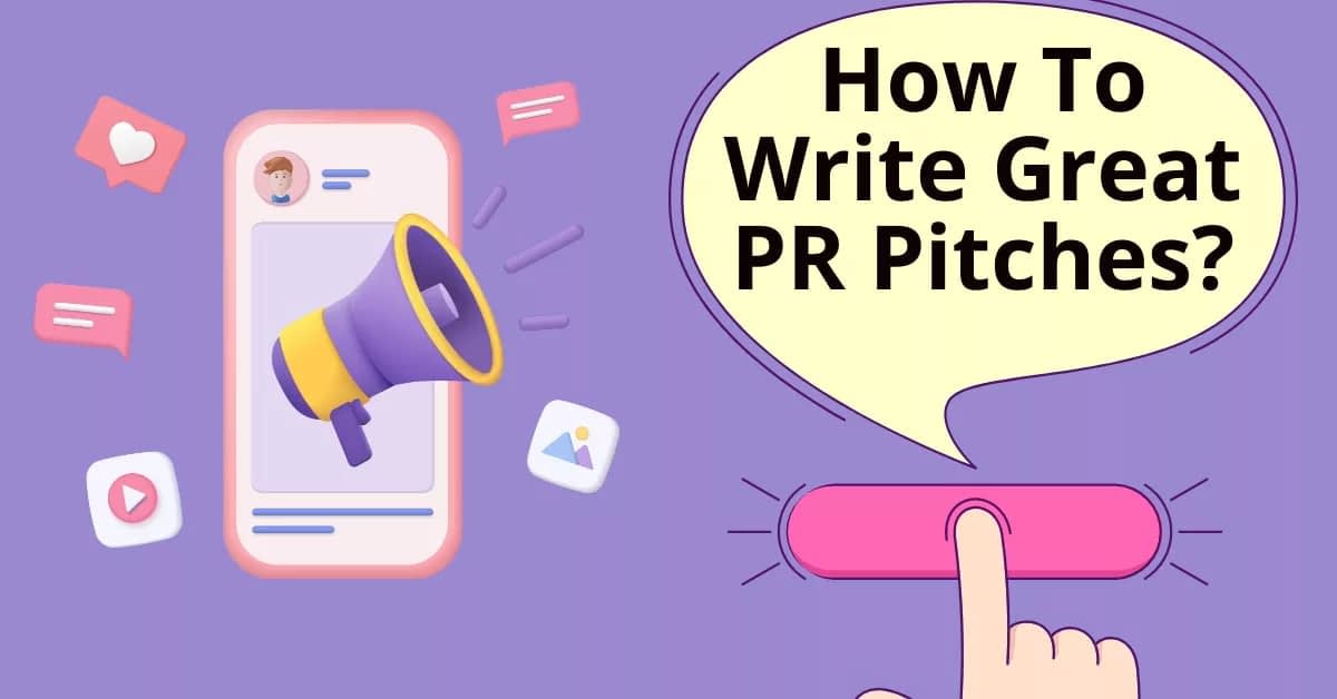 How to write pr pitches
