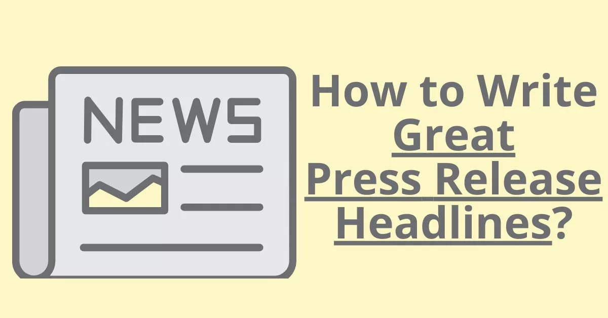 How to write press release headlines - featured
