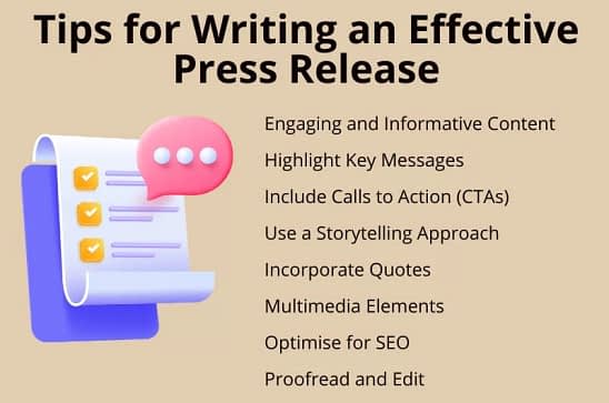 press release writing tips