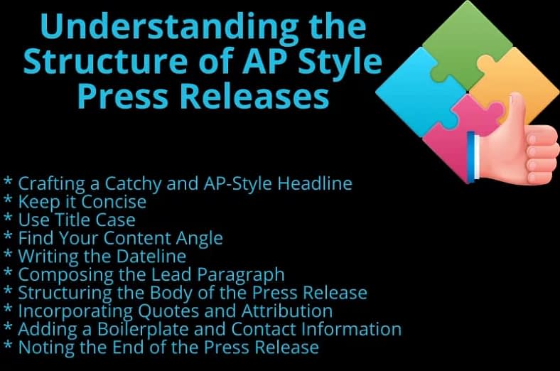 understanding ap style press release