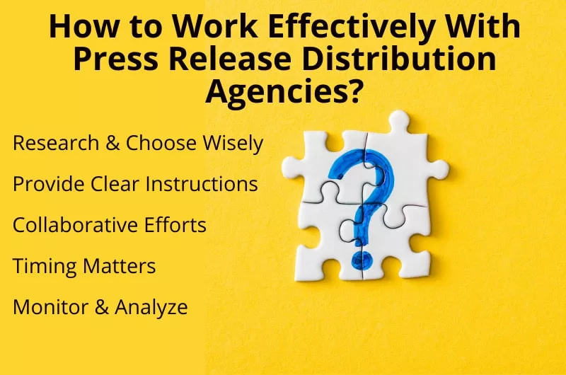 how to work press release distribution agencies