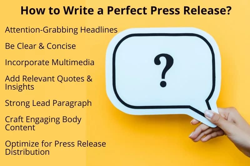 how to write perfect press release