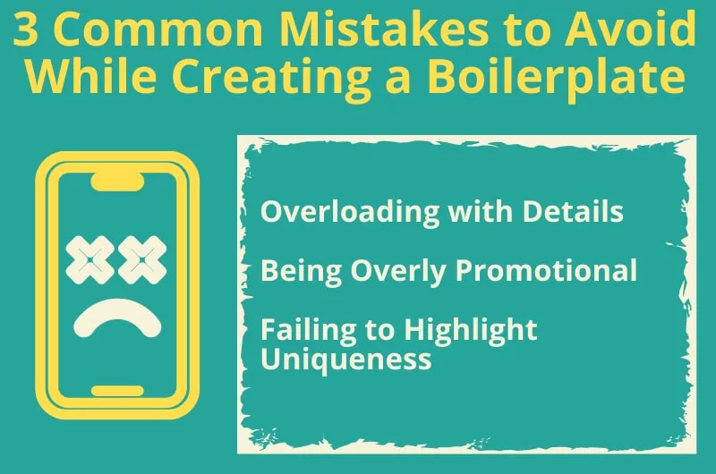 common boilerplate mistakes to avoid